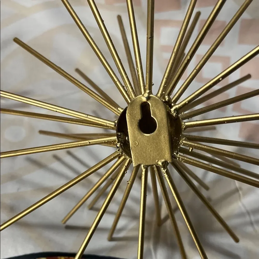 Elegant Gold Starburst Wall Decor